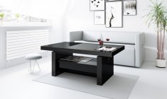 AVERSA coffee table (high gloss/wood-like decor)
